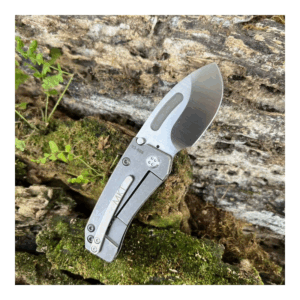 EDC Outdoor Folding Pocket Knife - Silver Mini Clip Utility Tool - Style 8831