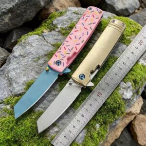 Pattern Handle Outdoor EDC Folding Knife Set