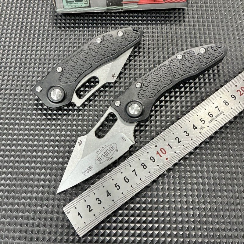 compact-outdoor-edc-folding-knife-with-textured-handle Compact Outdoor EDC Folding Knife with Textured Handle