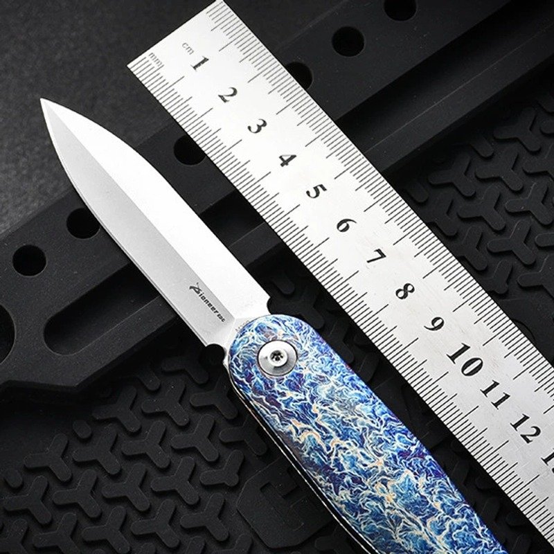 blue-handle-outdoor-edc-folding-knife-4 Blue Handle Outdoor EDC Folding Knife