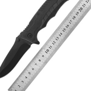 Black Handle Outdoor EDC Folding Knife