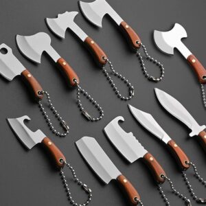 Mini Wood Handle Utility Knife Set