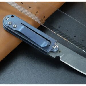 Blue Handle Outdoor EDC Folding Knife