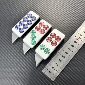 Mahjong Tile Mini Utility Knife Set