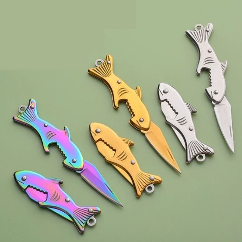 colour-fish-outdoor-utility-folding-knife-set Colour Fish Outdoor Utility Folding Knife Set