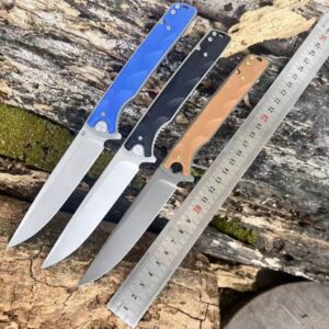 Blue Multi Handle Outdoor EDC Folding Knife Set