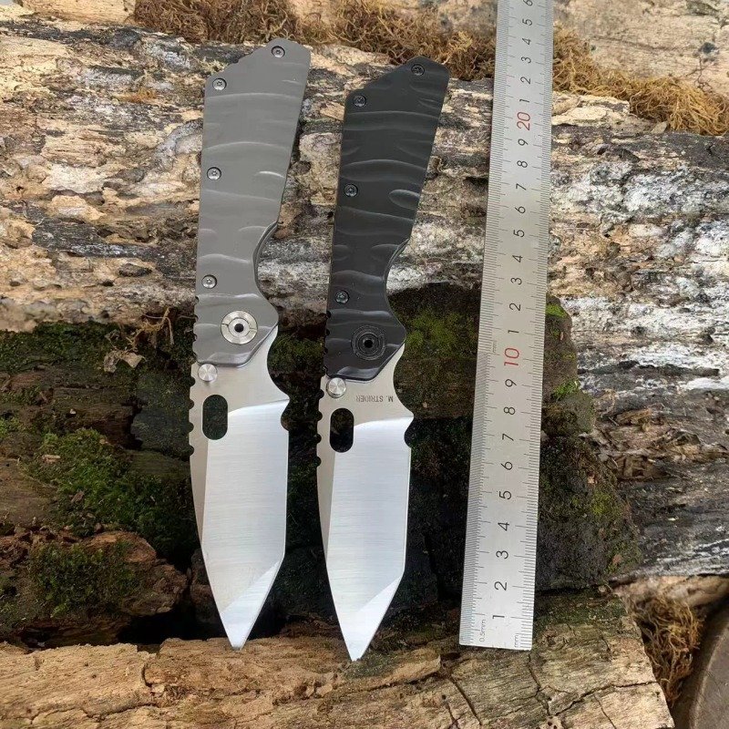grey-handle-outdoor-edc-folding-knife-set Grey Handle Outdoor EDC Folding Knife Set
