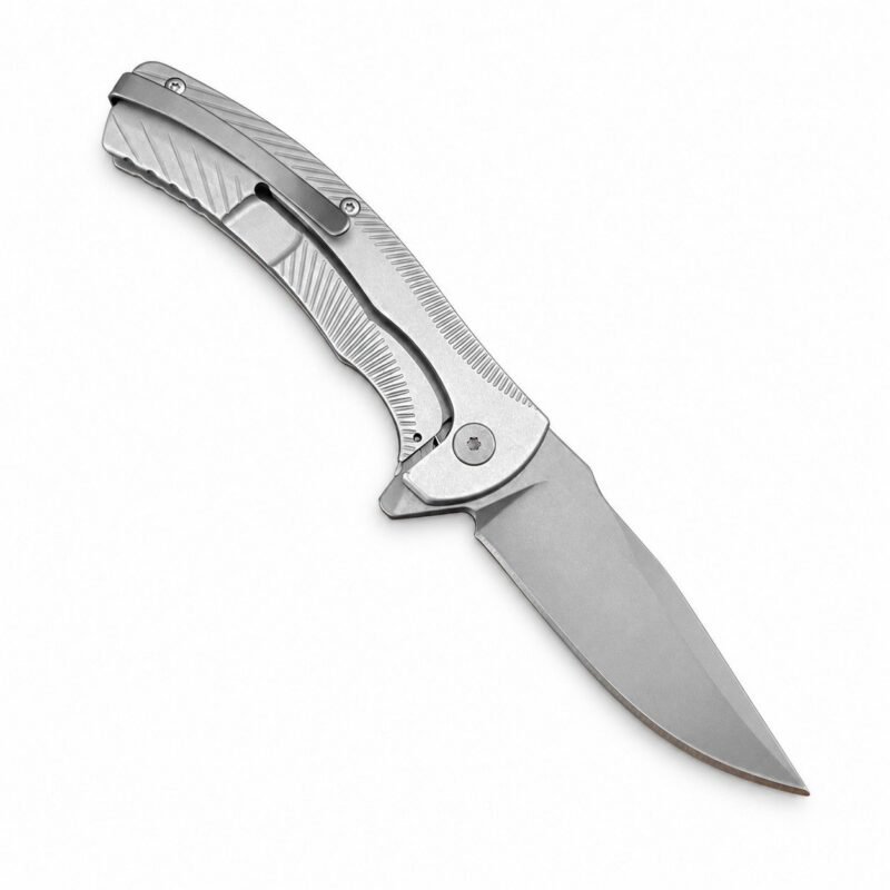 8Cr13MoV Steel Handle Folding Knife